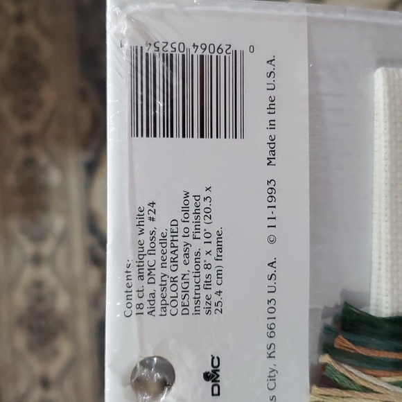 Designs For The Needle Counted Cross Stitch Kit Eagle Heirloom Treasure 1993 Vtg - Picture 5 of 7